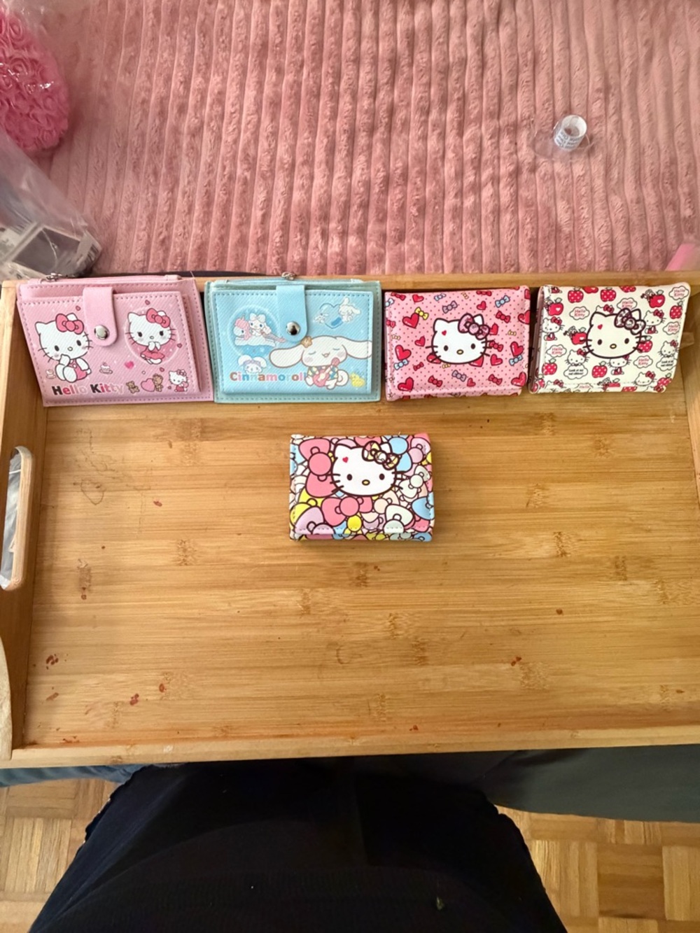HELLO KITTY AND FRIENDS WALLETS.
$10 each